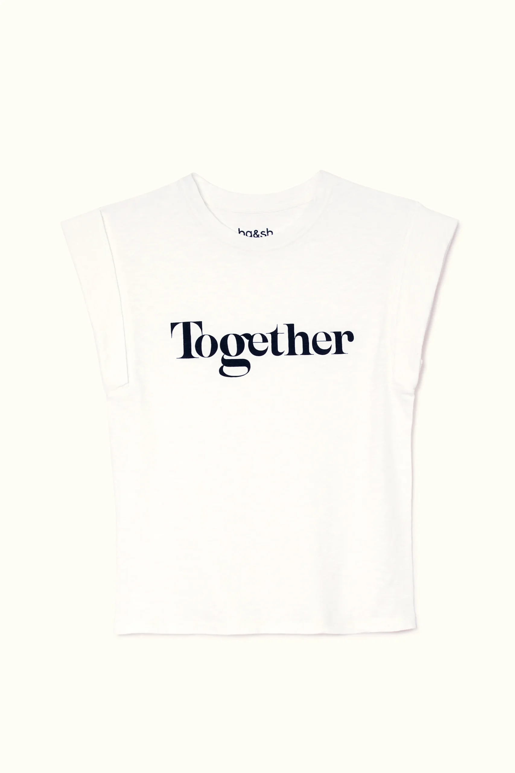 Ba&Sh TOGETHER t-shirt femme solidaire BLANC