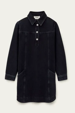 Ba&Sh TONA robe chemise denim BLEU Outlet
