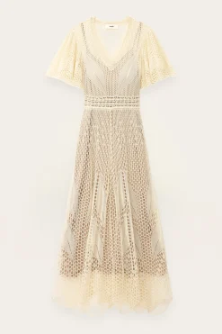 Ba&Sh UMIA ROBE JAUNE New