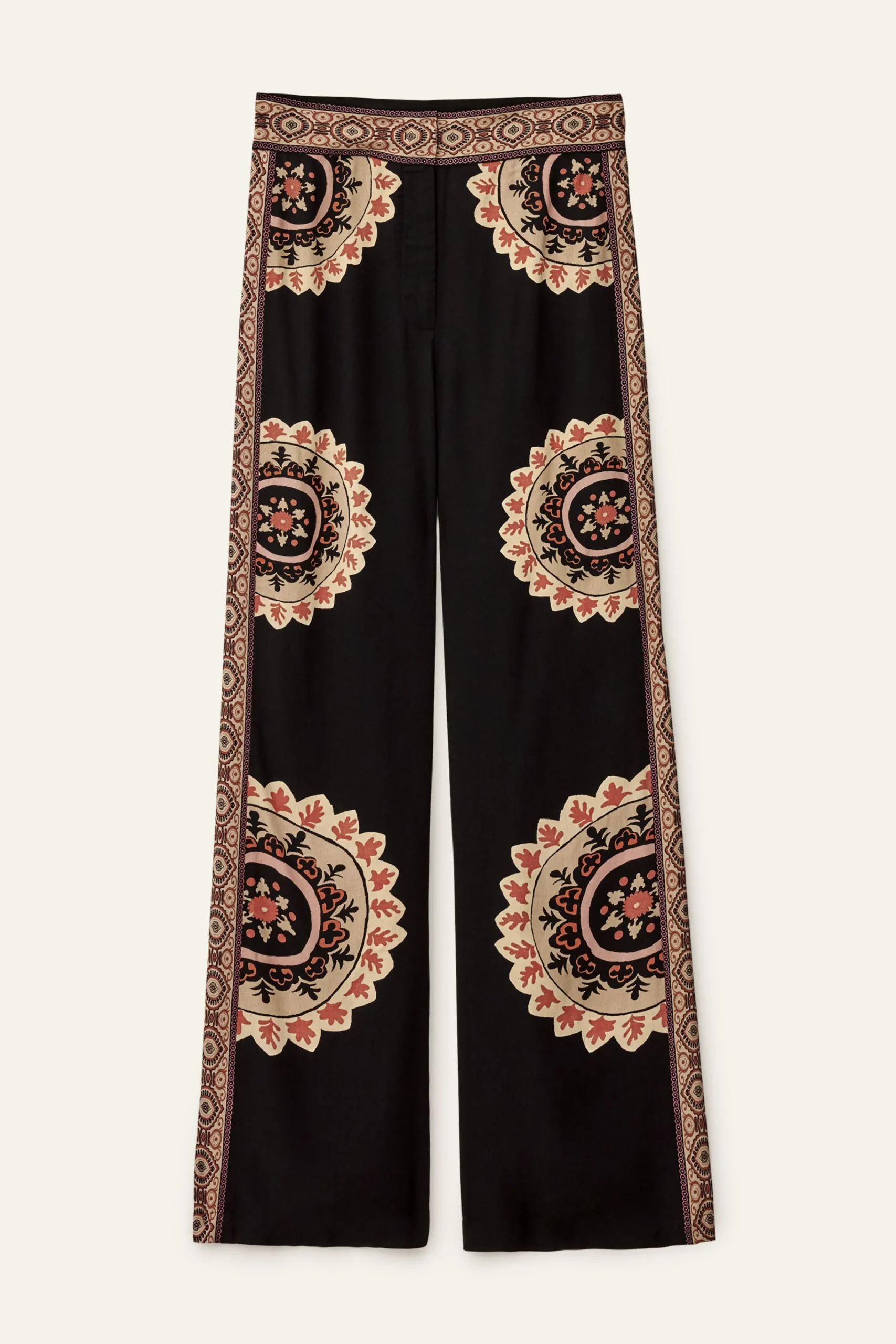 Ba&Sh VALLA pantalon évasé imprimé GRIS Sale