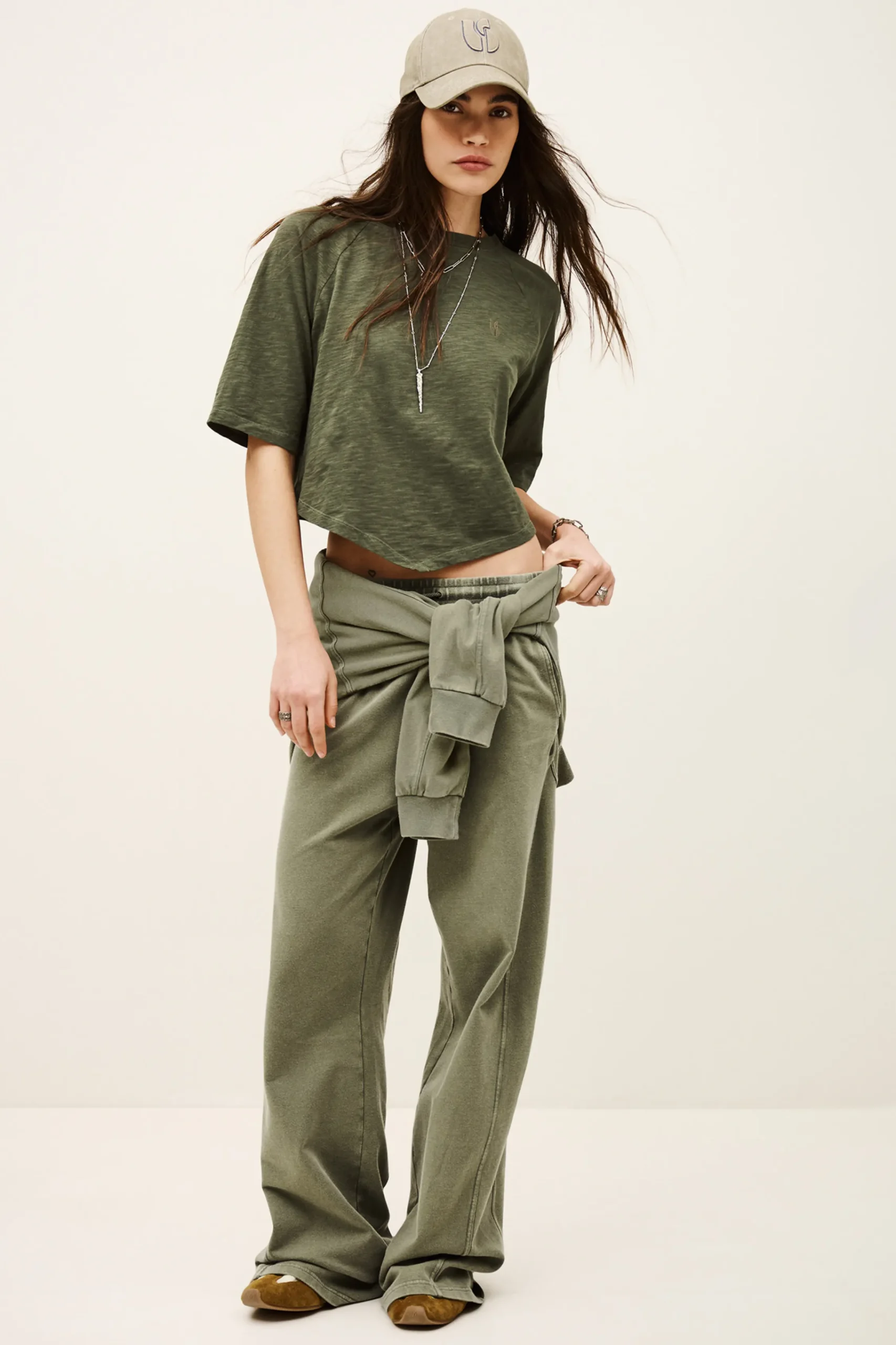 Ba&Sh VANY t-shirt coton VERT Clearance