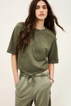 Ba&Sh VANY t-shirt coton VERT Clearance