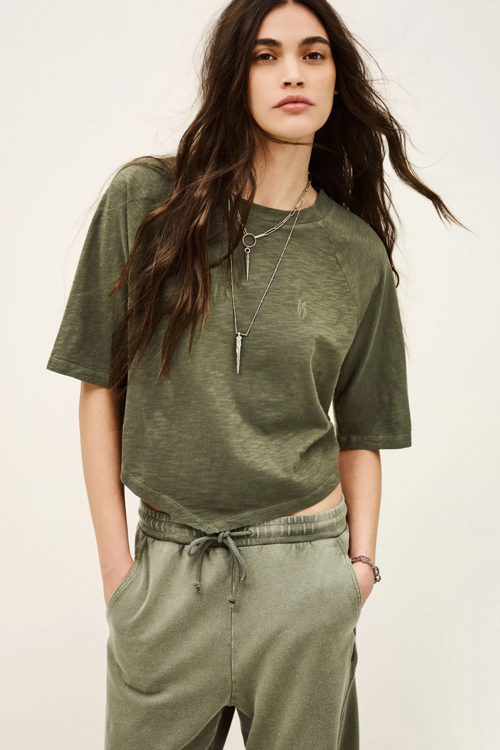 Ba&Sh VANY t-shirt coton VERT Clearance