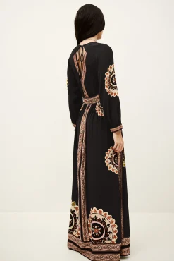 Ba&Sh VERA robe longue imprimée GRIS Online
