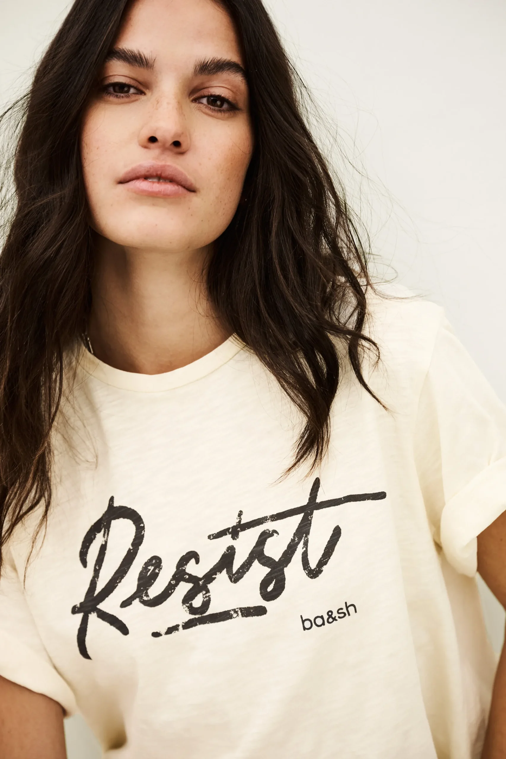 Ba&Sh VERO tee-shirt solidaire ECRU