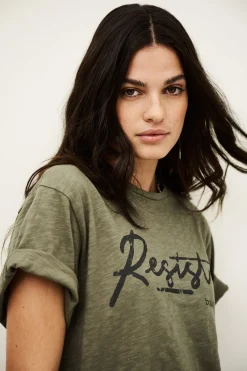 Ba&Sh VERO tee-shirt solidaire VERT Discount