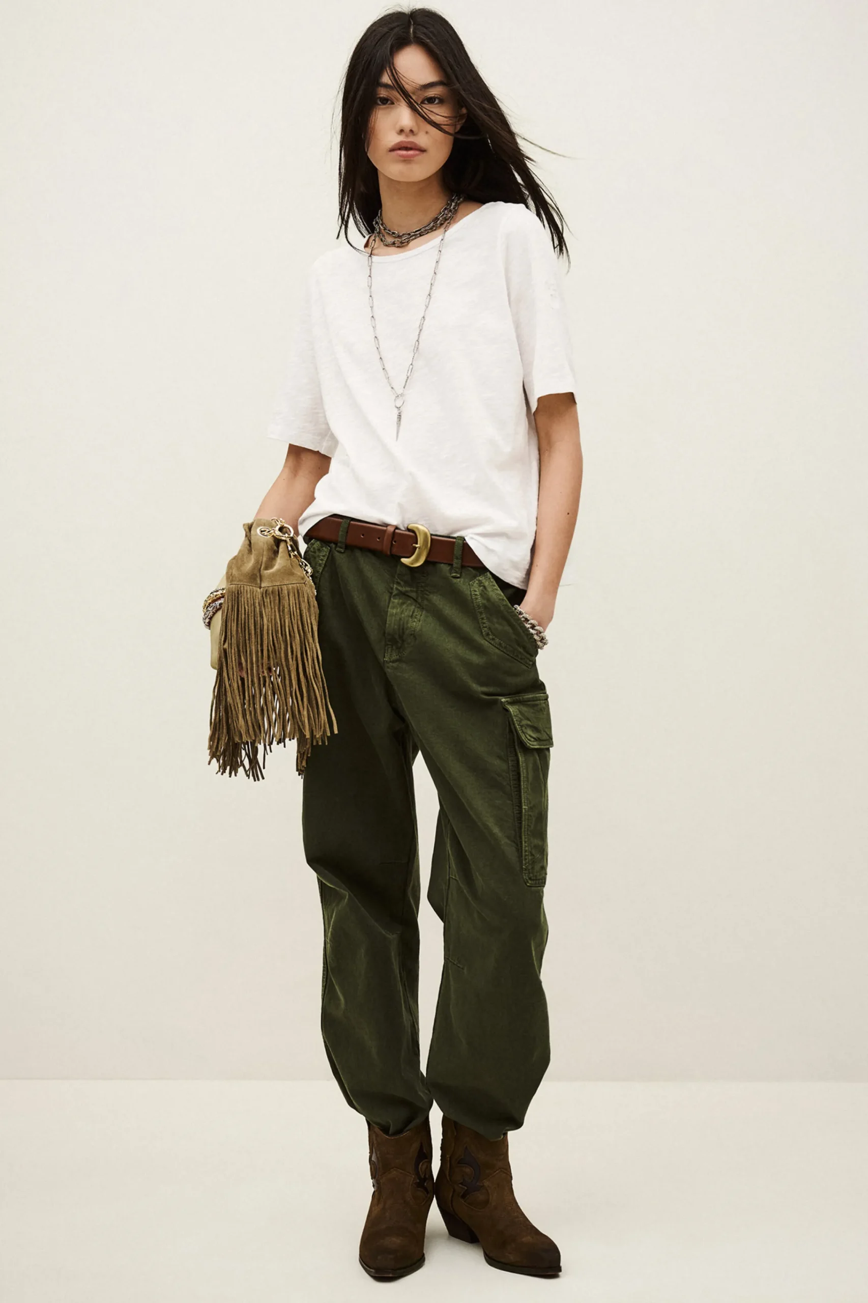 Ba&Sh VINA tee-shirt ample loose BLANC