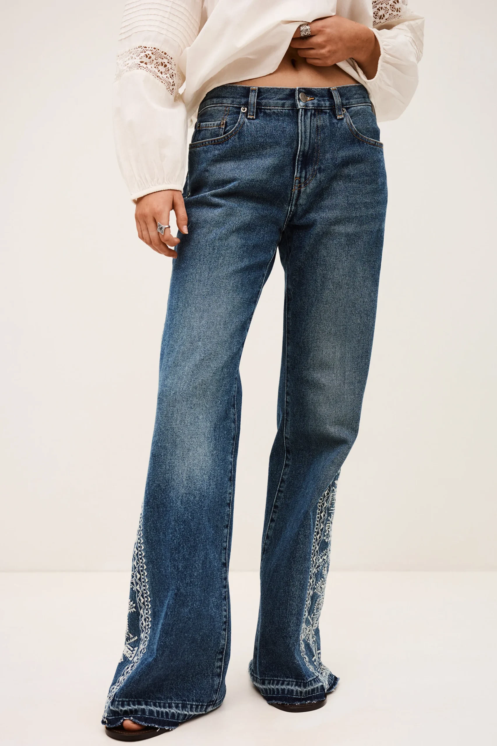 Ba&Sh VIVY jean flare BLEU Discount