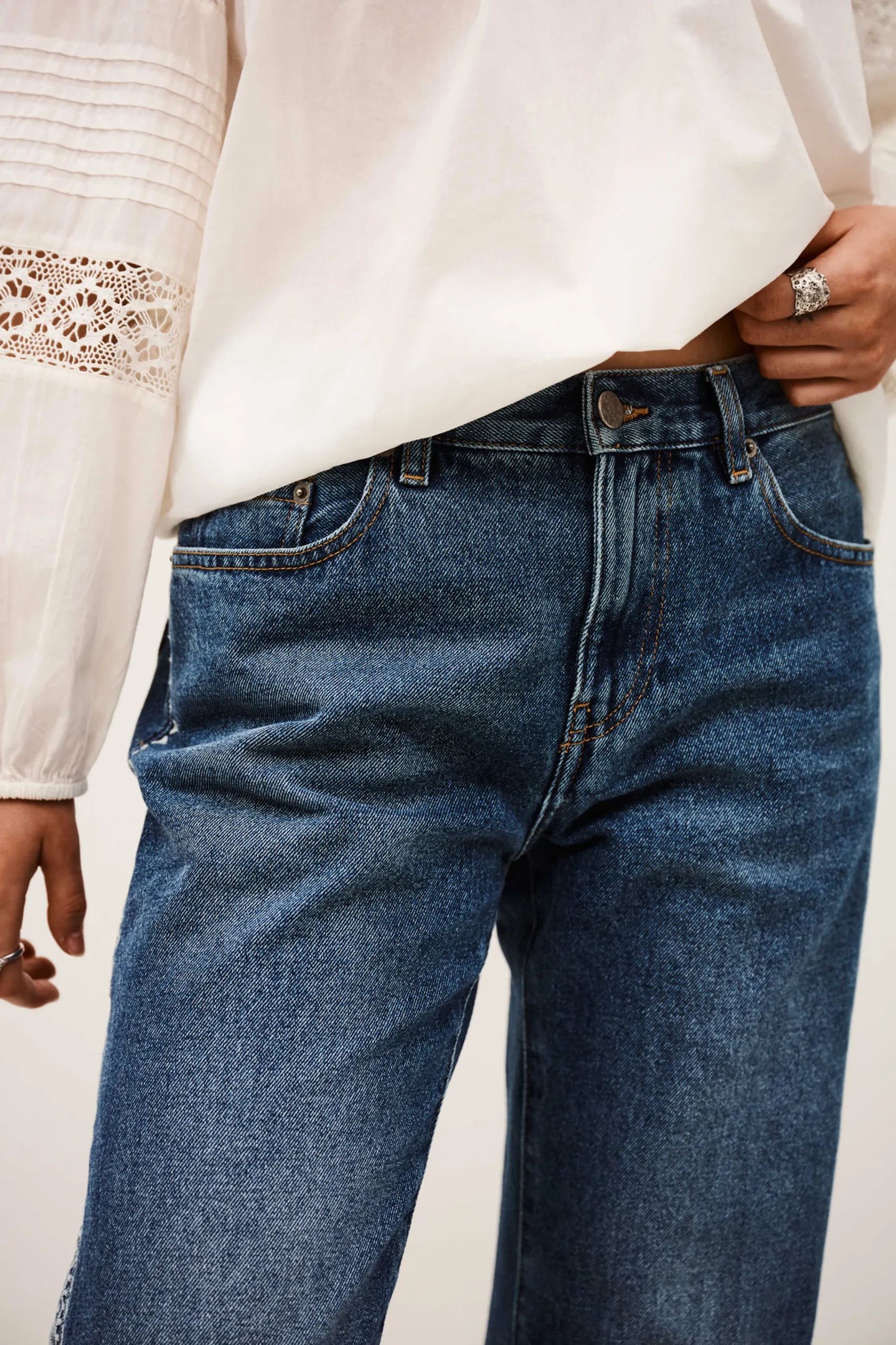 Ba&Sh VIVY jean flare BLEU Discount