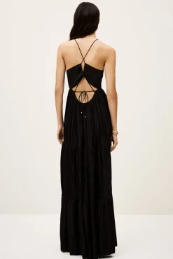 Ba&Sh WASTA ROBE NOIR Outlet