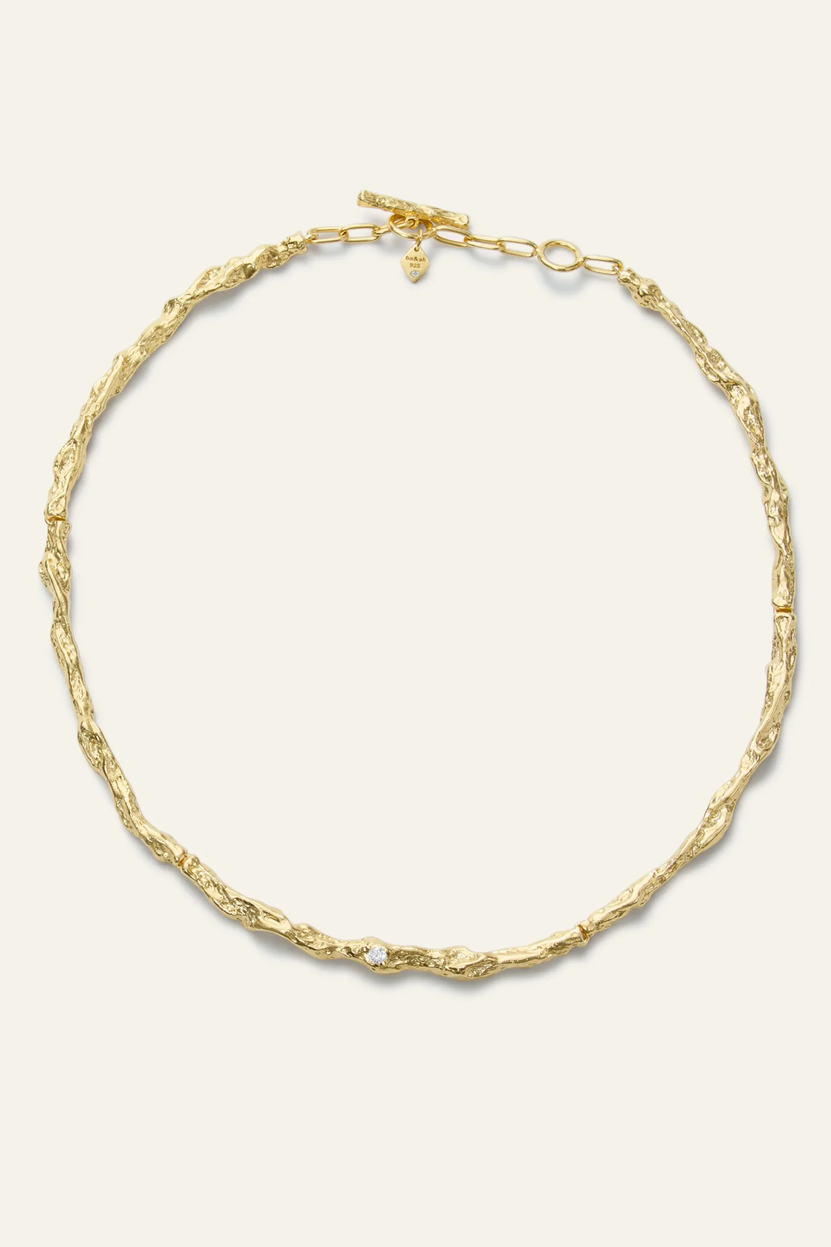 Ba&Sh WENDY collier chaine zircon DORE Hot