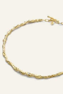 Ba&Sh WENDY collier chaine zircon DORE Hot