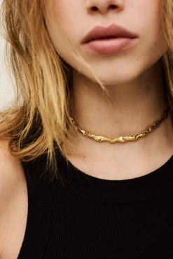Ba&Sh WENDY collier chaine zircon DORE Hot
