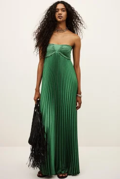 Ba&Sh WILLOW robe longue VERT Clearance
