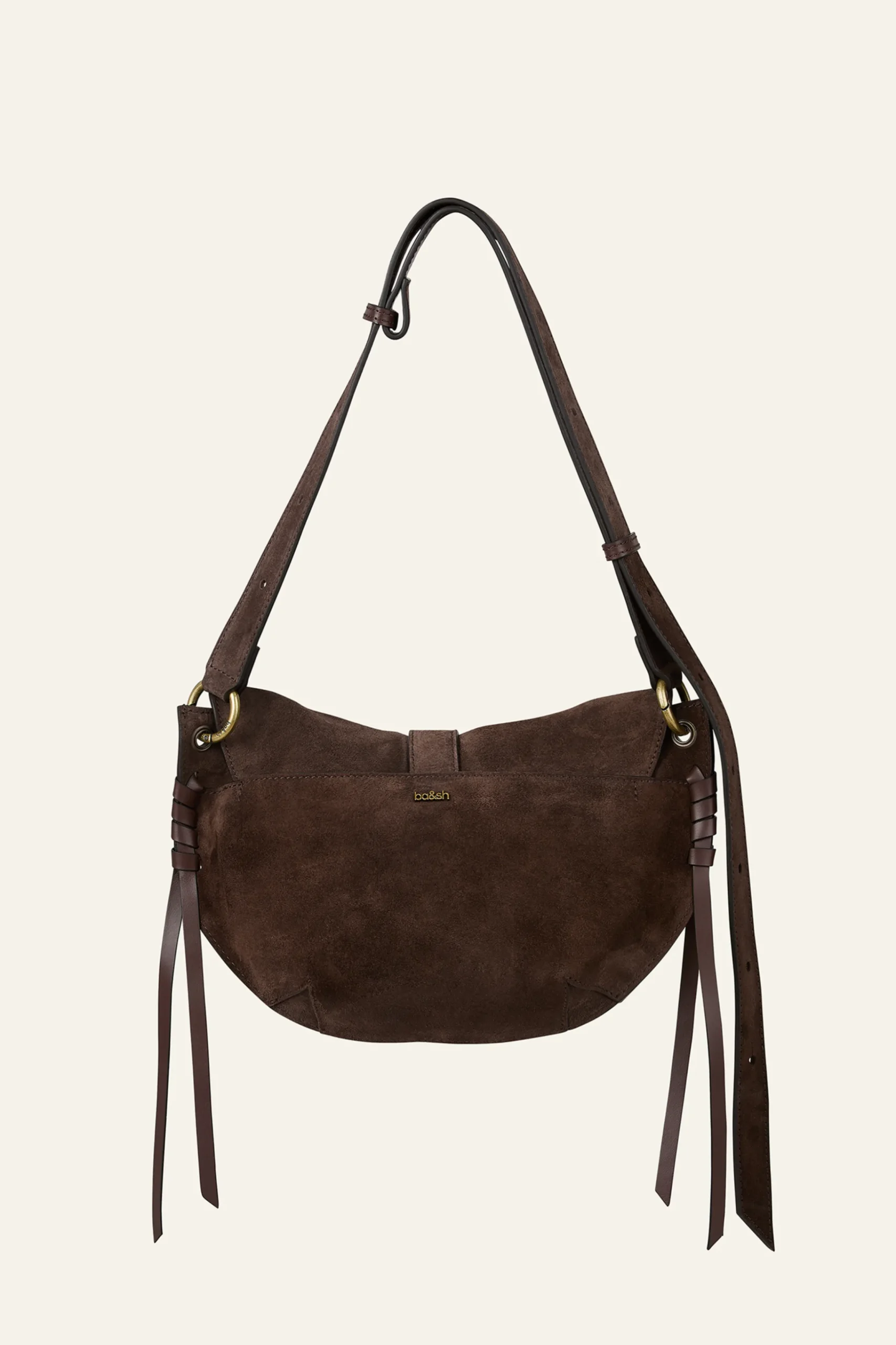 Ba&Sh YOUYOU sac demi-lune MARRON New