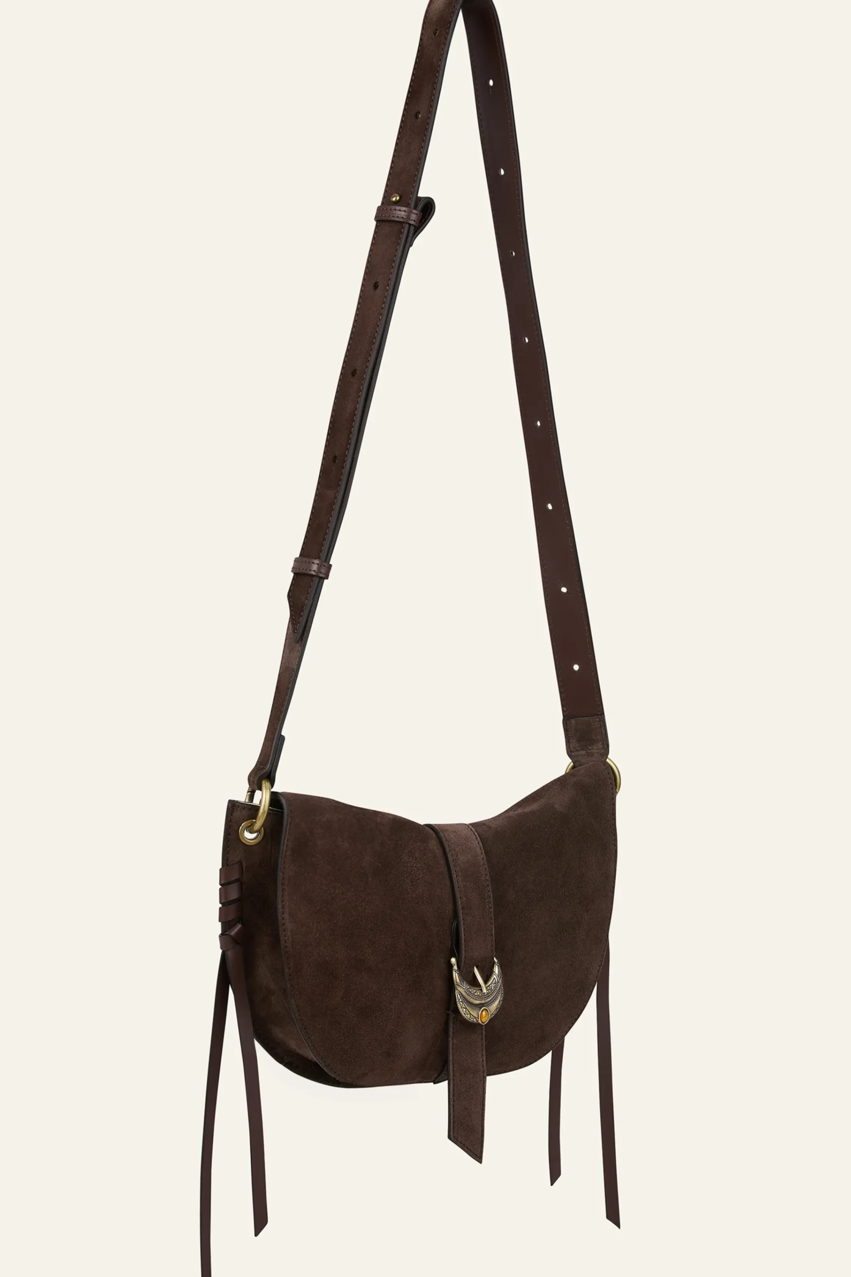 Ba&Sh YOUYOU sac demi-lune MARRON New