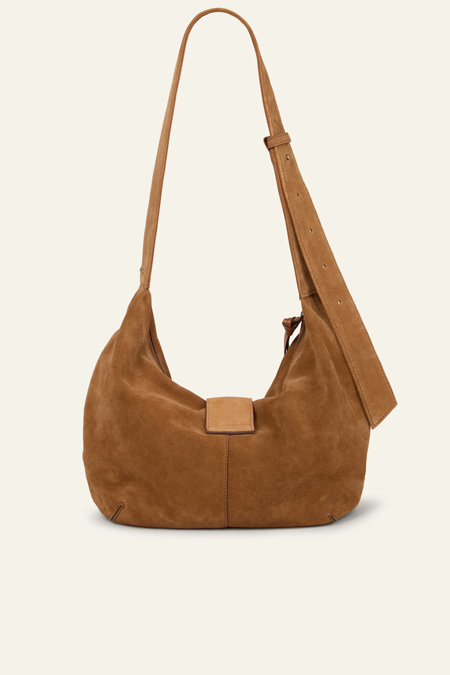 Ba&Sh YOUYOU sac hobo daim MARRON Best