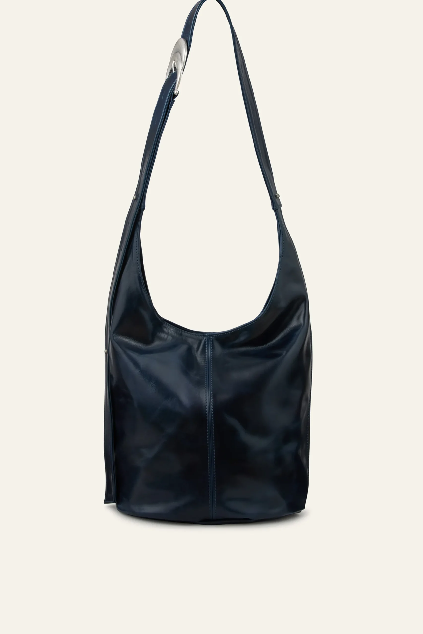 Ba&Sh YOUYOU sac seau cuir BLEU