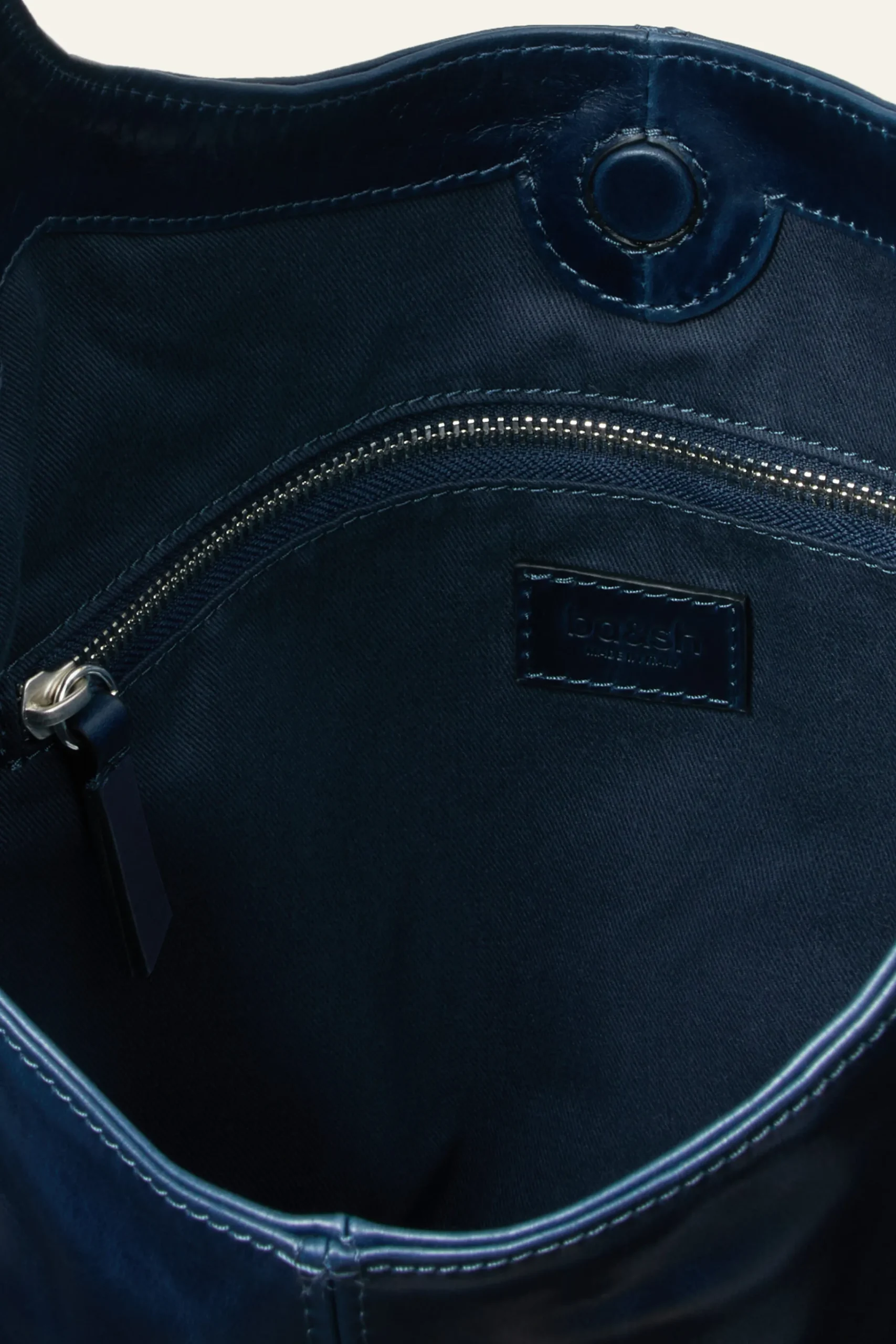 Ba&Sh YOUYOU sac seau cuir BLEU