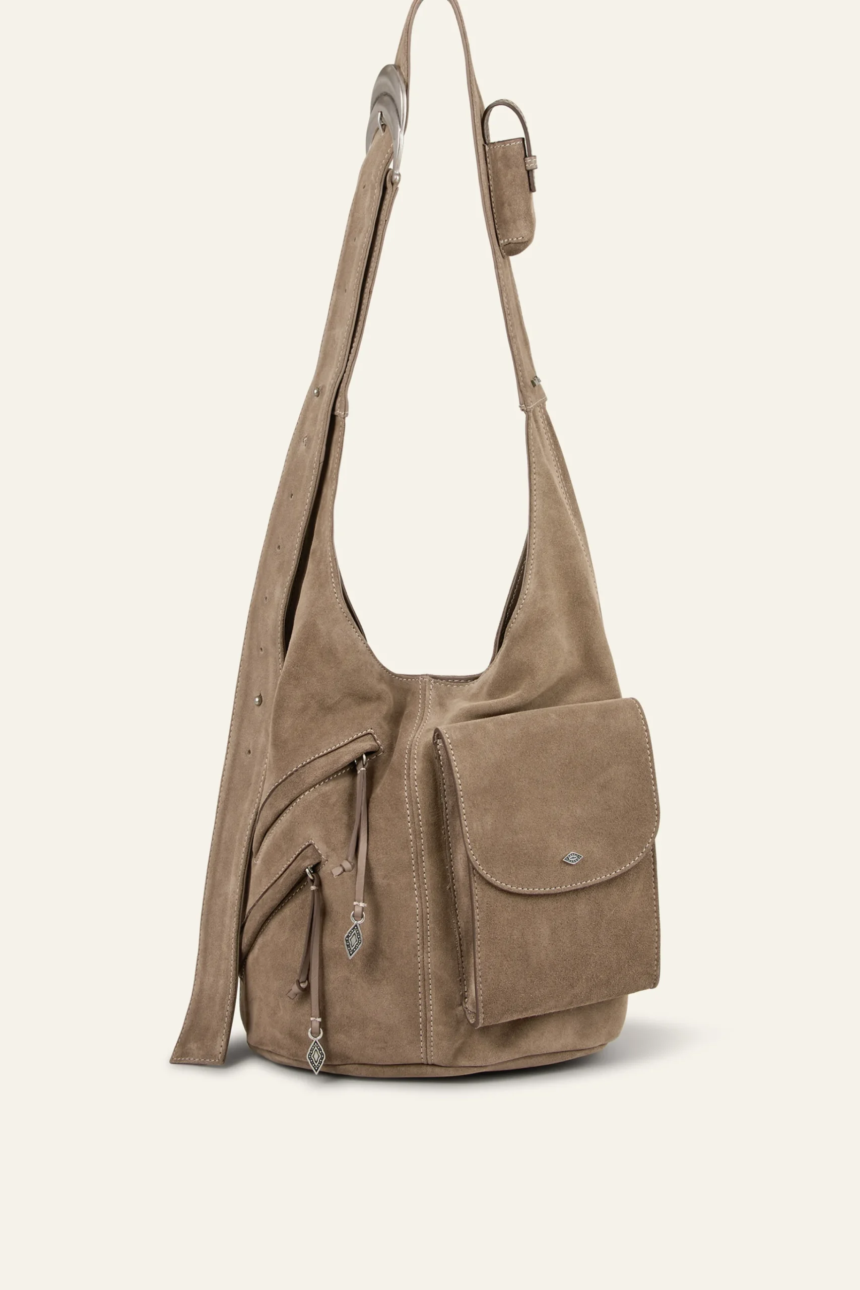 Ba&Sh YOUYOU sac seau daim GRIS Clearance