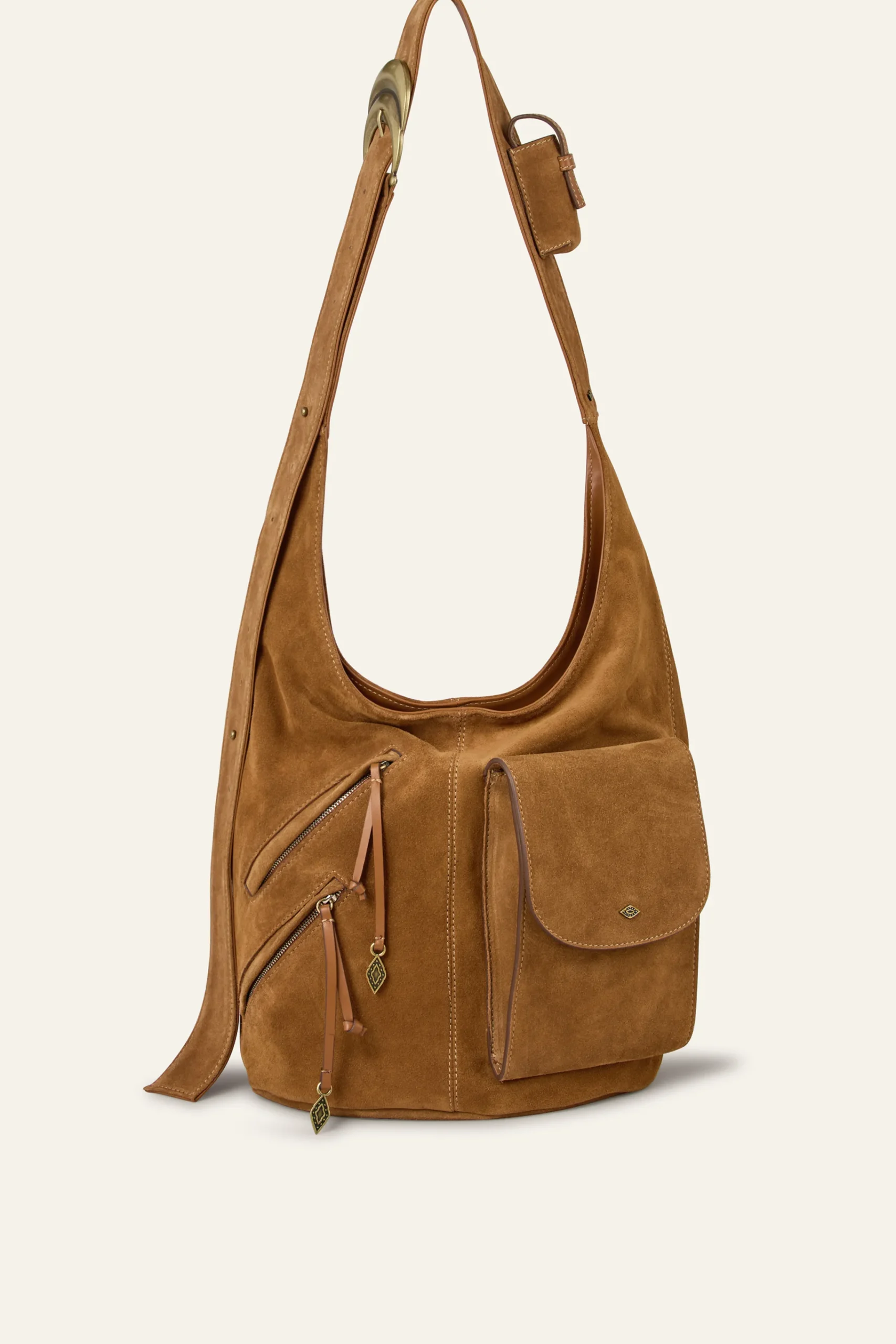 Ba&Sh YOUYOU sac seau multipocket MARRON Best