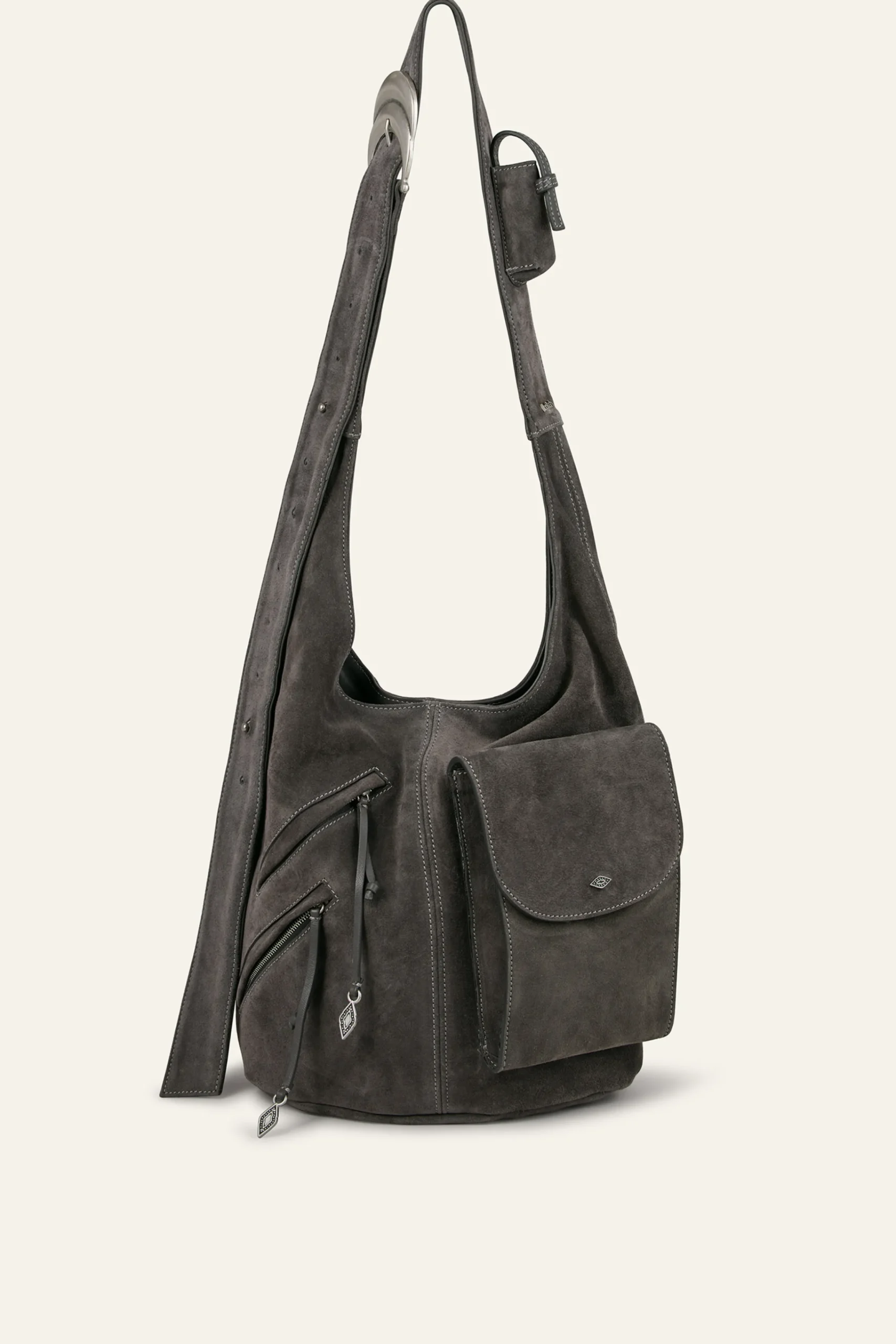 Ba&Sh YOUYOU sac seau multipocket GRIS Best