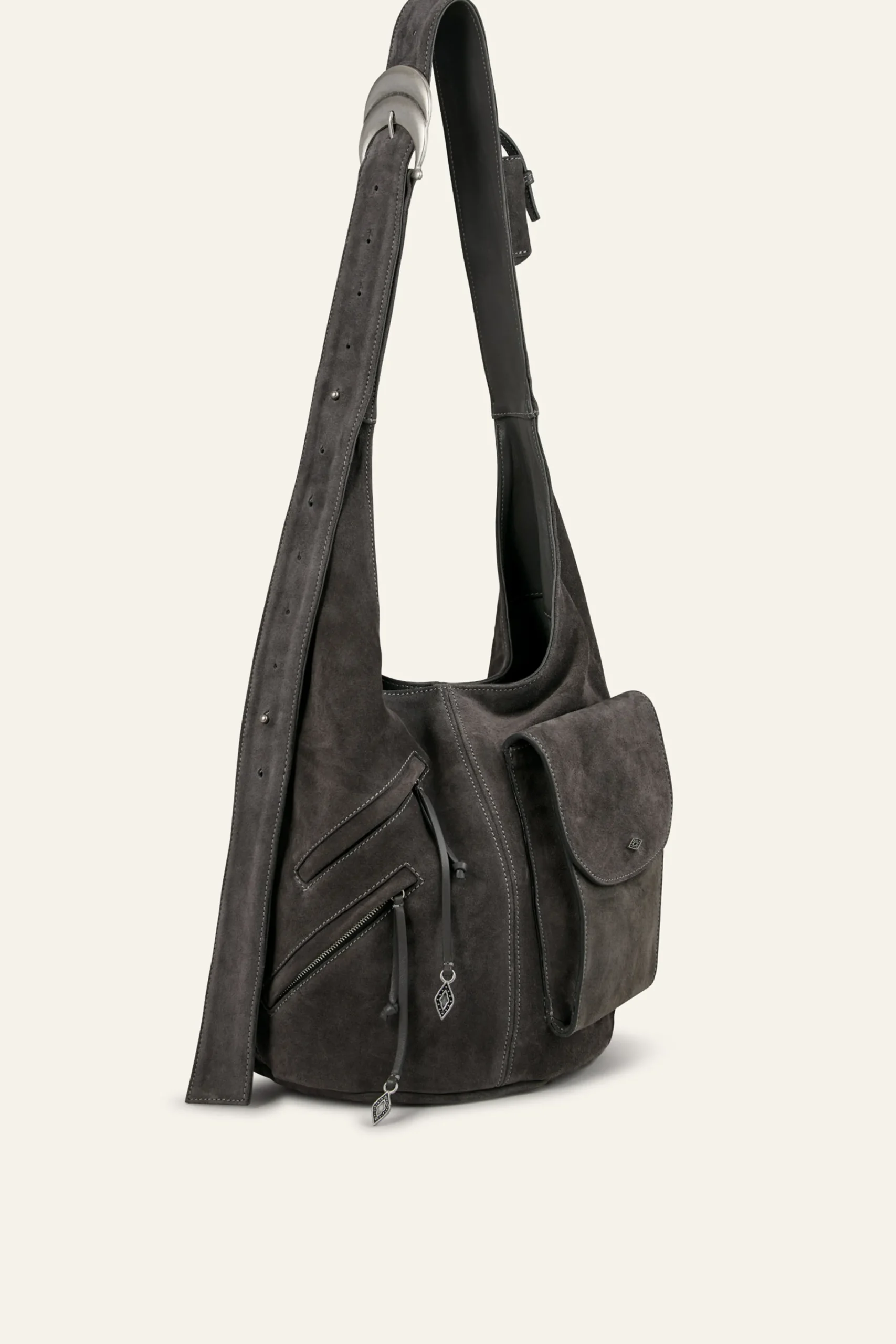 Ba&Sh YOUYOU sac seau multipocket GRIS Best